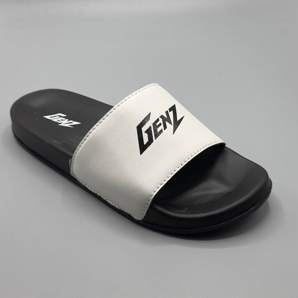 White , Comfortable lightweight EVA slides for daily wear