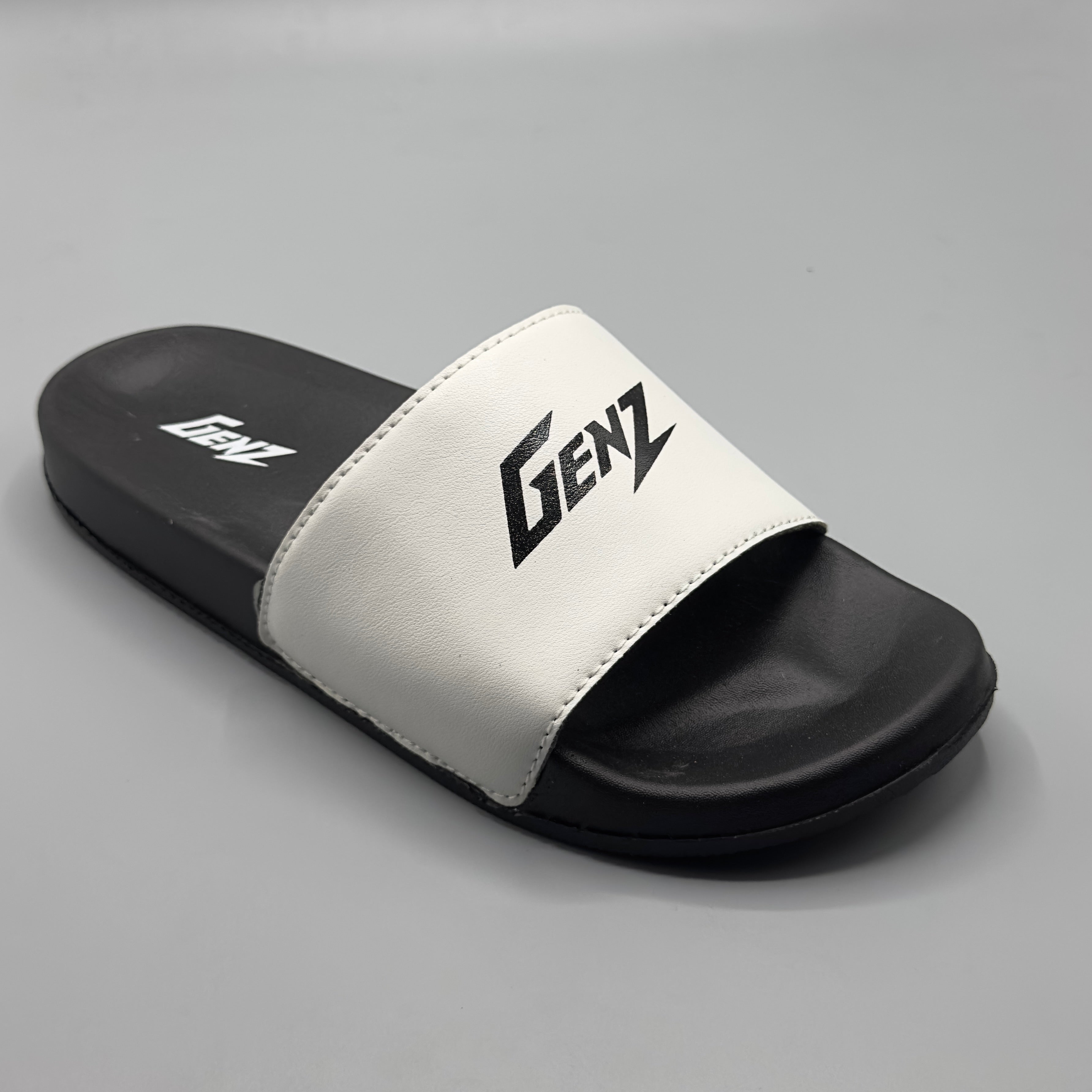 White , Comfortable lightweight EVA slides for daily wear