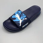 Navy , Casual tiger slippers for men suitable for indoor and outdoor use