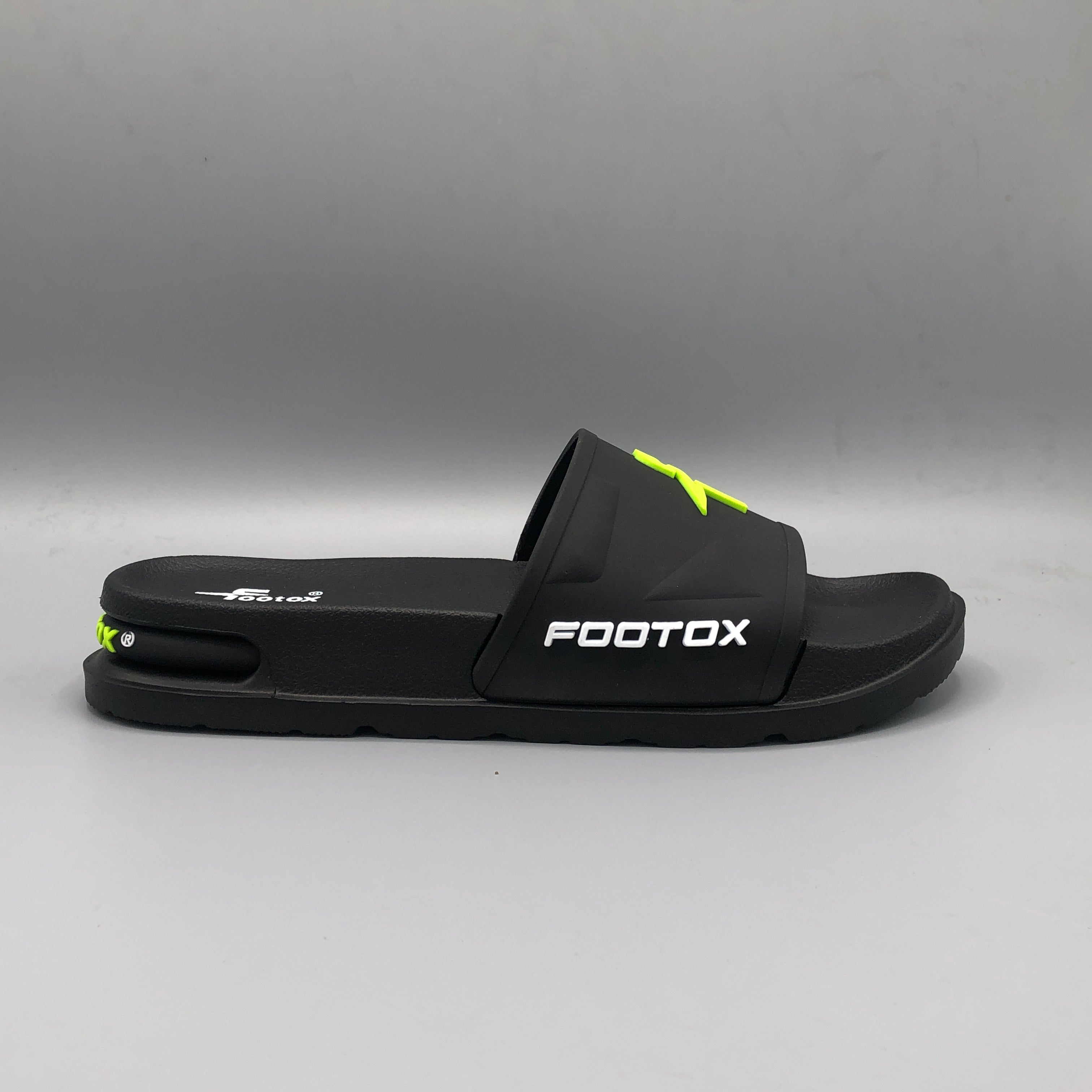 Green , Footox premium EVA slides for men black green comfortable daily wear slippers