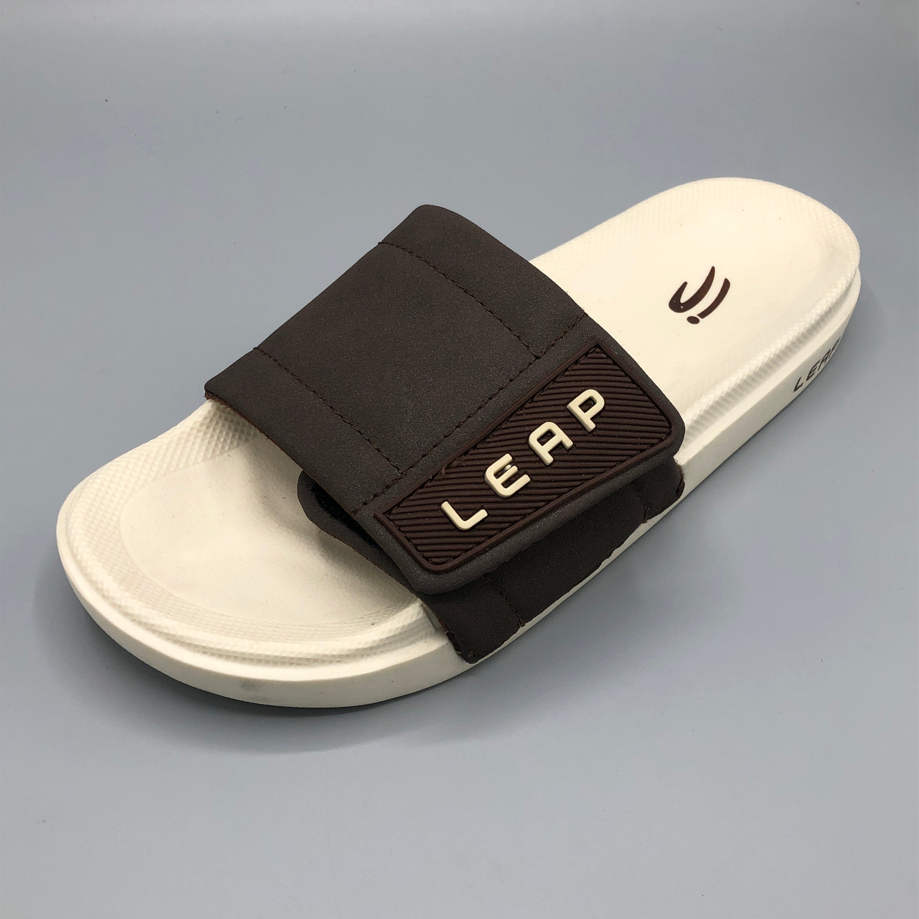 Brown , Black and white LEAP slides for men Pakistan