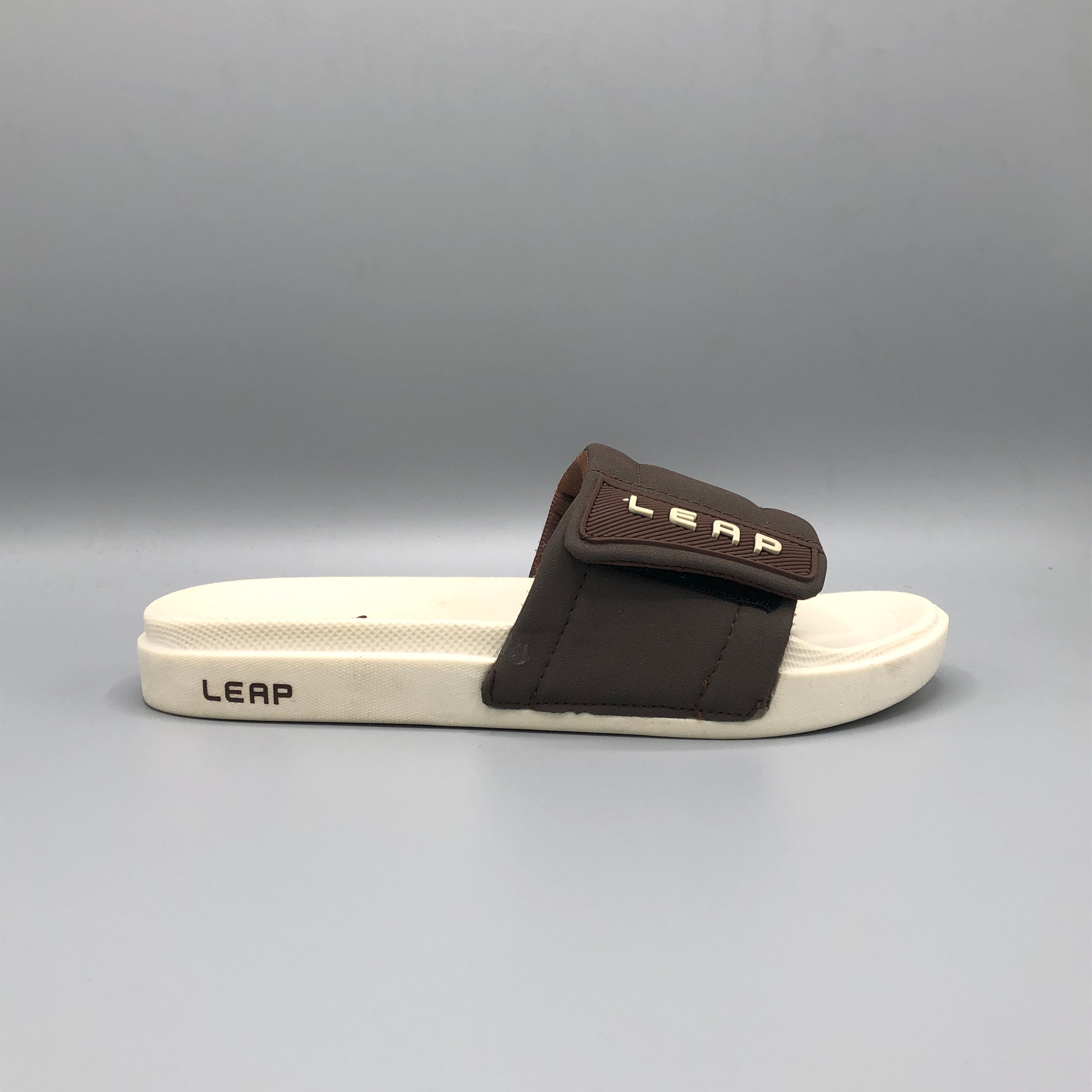 Brown , LEAP olive and black EVA slides for men in Pakistan