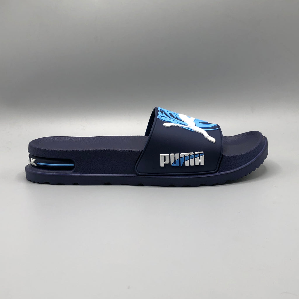 Navy , Lightweight tiger slides for men everyday comfort footwear